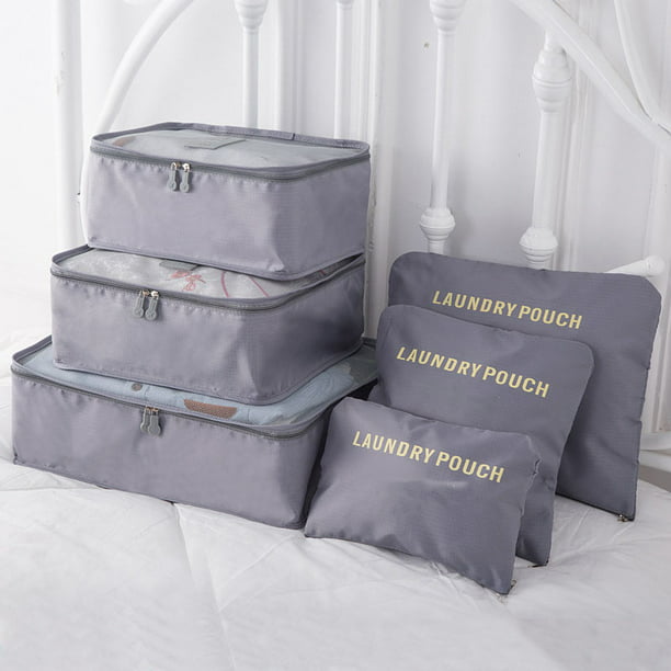 3Pcs /5Pcs /6Pcs Set Packing Cubes Various Travel Bag Set Multifunctional Waterproof Travel Luggage Packing Organizers 